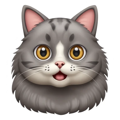 Un chat choqué sur réaction  sticker