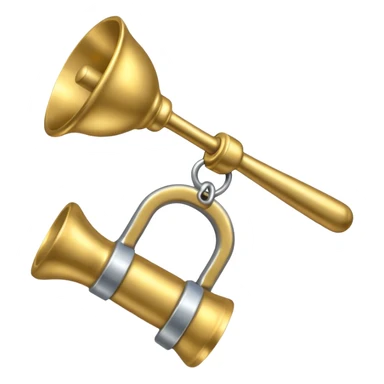 Spanner hitting a bell sticker