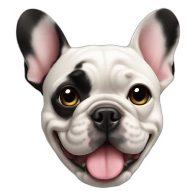 French-bulldog black sticker