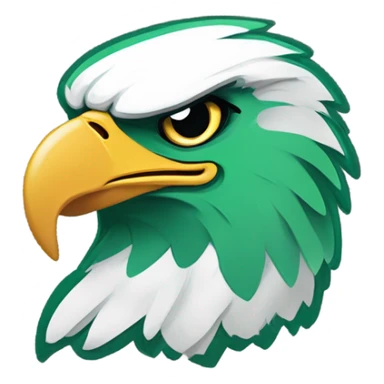 Cute Philadelphia eagles logo sticker