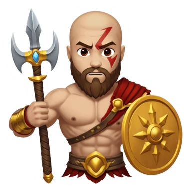 Kratos saying zeus your son has returned sticker