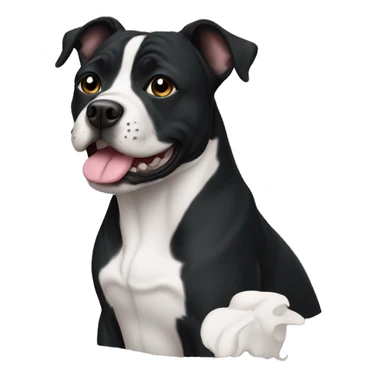 Black Staffordshire  sticker