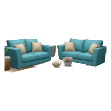 LIVING ROOM 3D sticker