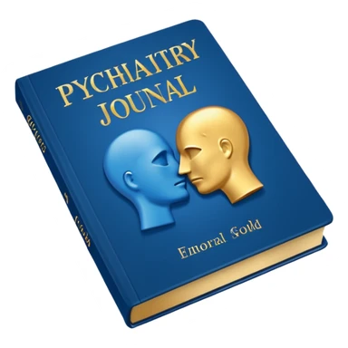Psychiatry journal book sticker