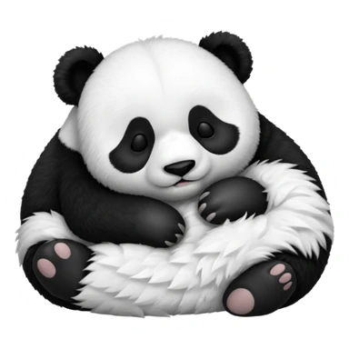 panda sleeping emoji sticker