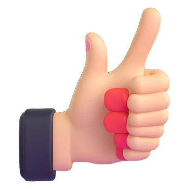 streaming video with thumbs up sticker