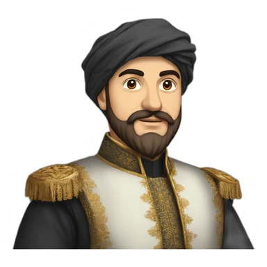 fatih sultan mehmet 2 sticker