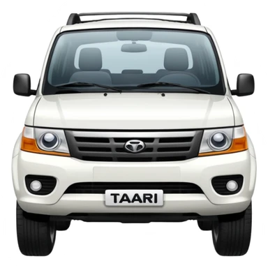 white tata safari sticker