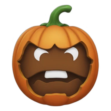 santa halloween pumpkin sticker