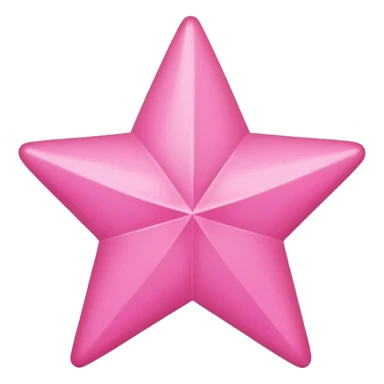 Pink star (simple without lines in it) sticker