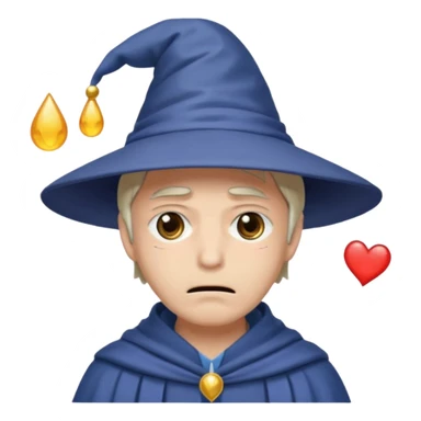 Male, mysterious wizard, 8 emojis, sad, happy, angry, confused, love, crying, neutral, random, no background, anime style sticker