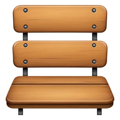 School seat top view sticker