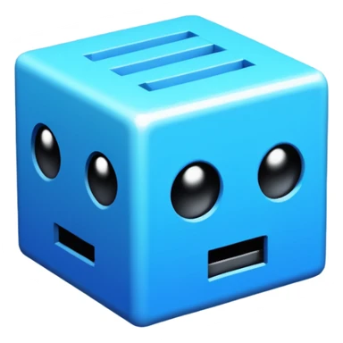 geometery dash cube sticker