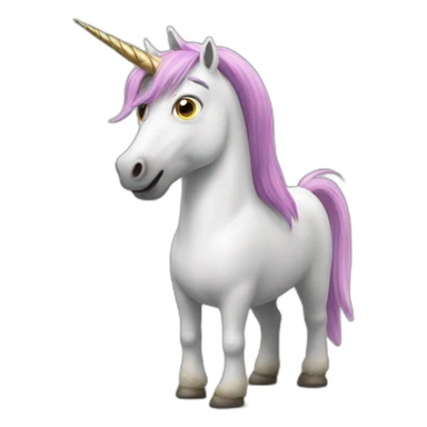 unicorn from minions sticker