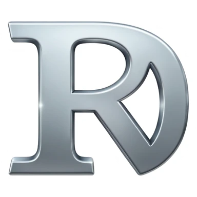 Letter R sticker