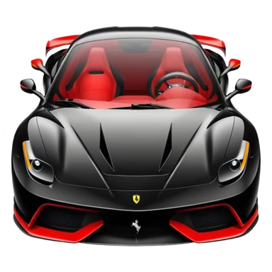 black farari car koli si change kar do sticker