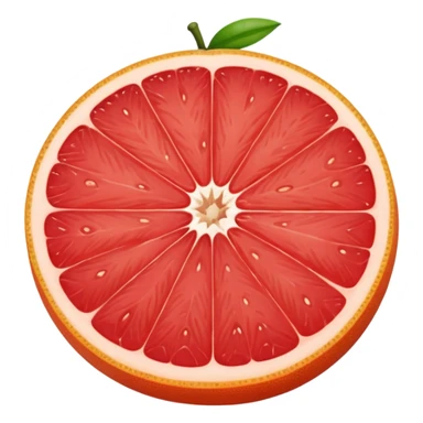 red grapefruit sticker