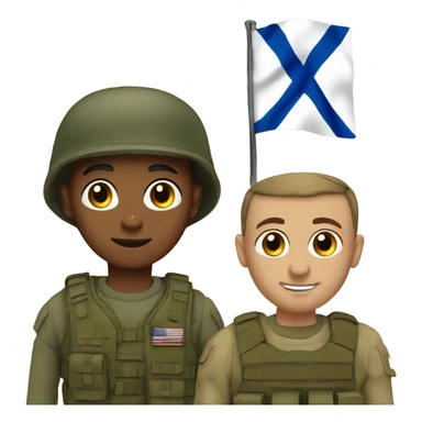 Israel and solider sticker