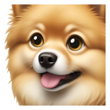 Pomeranian puppy sticker