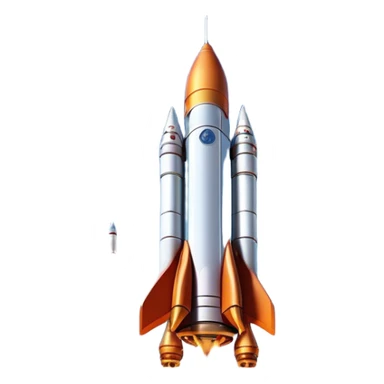  Cinematic Realistic Rocket Launch – A powerful, fiery scene of a massive rocket lifting off, its engines producing a bright, billowing inferno. The metallic body gleams in the sunlight, with intricate paneling and realistic textures bringing out its engineering marvel. Thick clouds of smoke and steam rise as it ascends into the sky. sticker