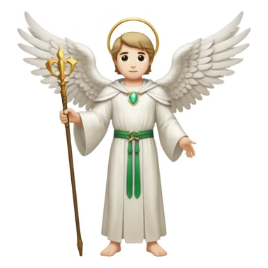Archangel Raphael full body sticker