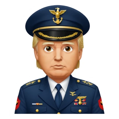 Trump in Marine corp camis sticker