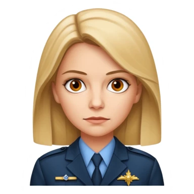 A CIA officer, looking like Carrie Mathison from the "Homeland" TV series. sticker