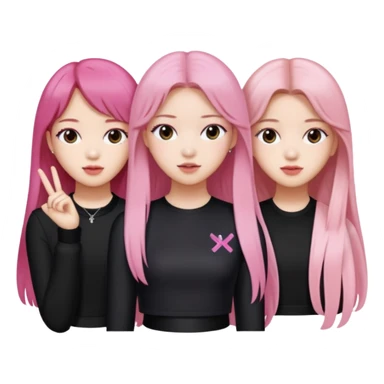 BLACKPINK 4 people sticker