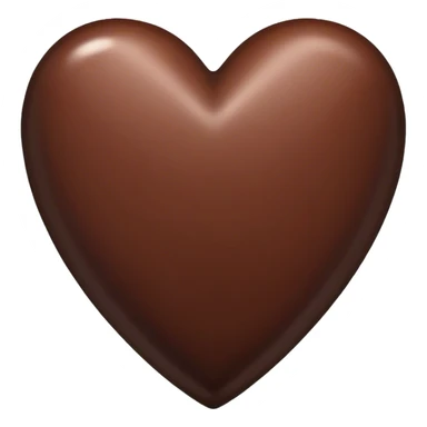 Cocoa heart sticker