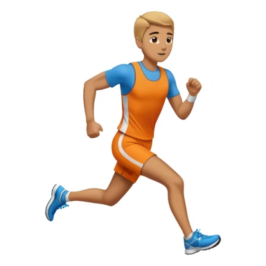 Treino de corrida sticker