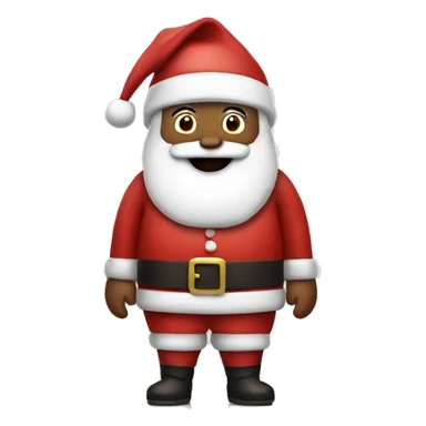 santa with canada man sticker