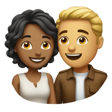 In a happy relationship sticker