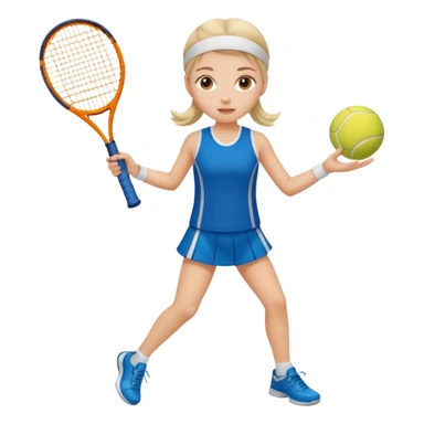 tennis girl outfit sticker