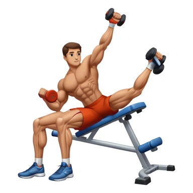 bodybuilder forearm on legs curl sticker