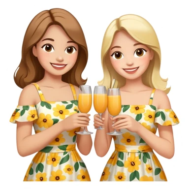 sisters + brunch  sticker