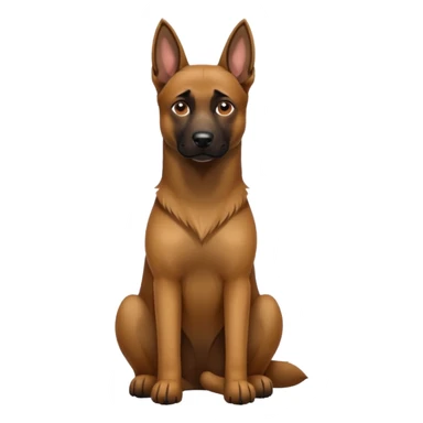 Belgian malinoise sit sticker
