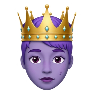 Purple royalty sticker