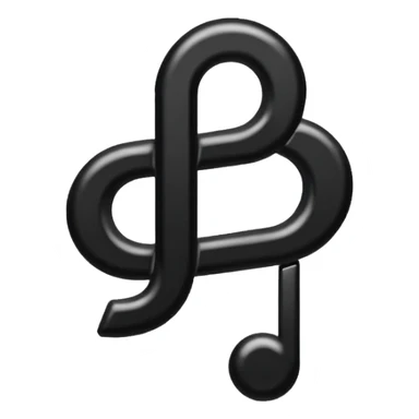 Signo de pregunta color negro sticker