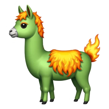 Encendedor verde con fuego sticker