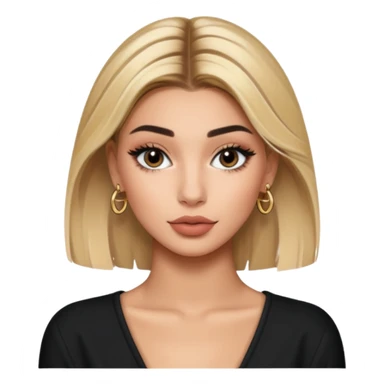 hailey bieber influencer sticker