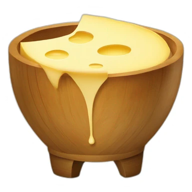 Fromage fondue sur pomme de terre sticker