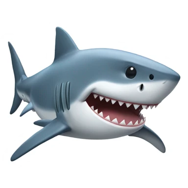 Shark with hoodie sticker