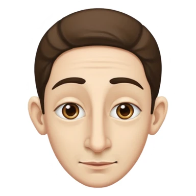 Jewish big nose with yamika sticker