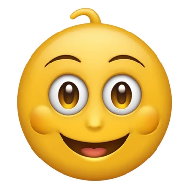 Emoji guiñando un ojo feliz sticker