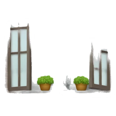 fentre ouvrant sticker