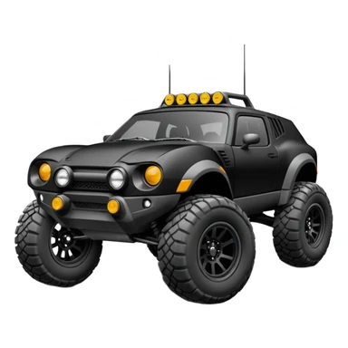 Coil Brawler (rally fighter with 4 headlights) sticker