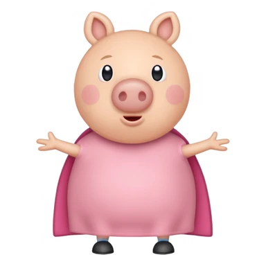 pepa pig kakabroek sticker
