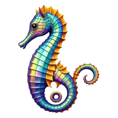 Caballo de mar real sticker