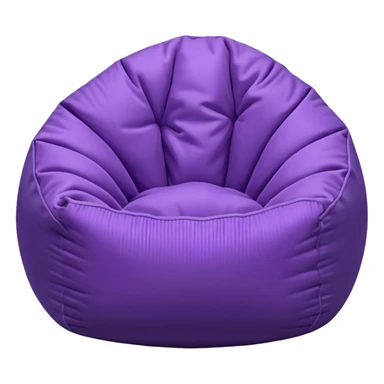 Light purple bean bag sticker