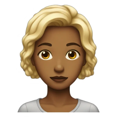 Sad feminist sticker